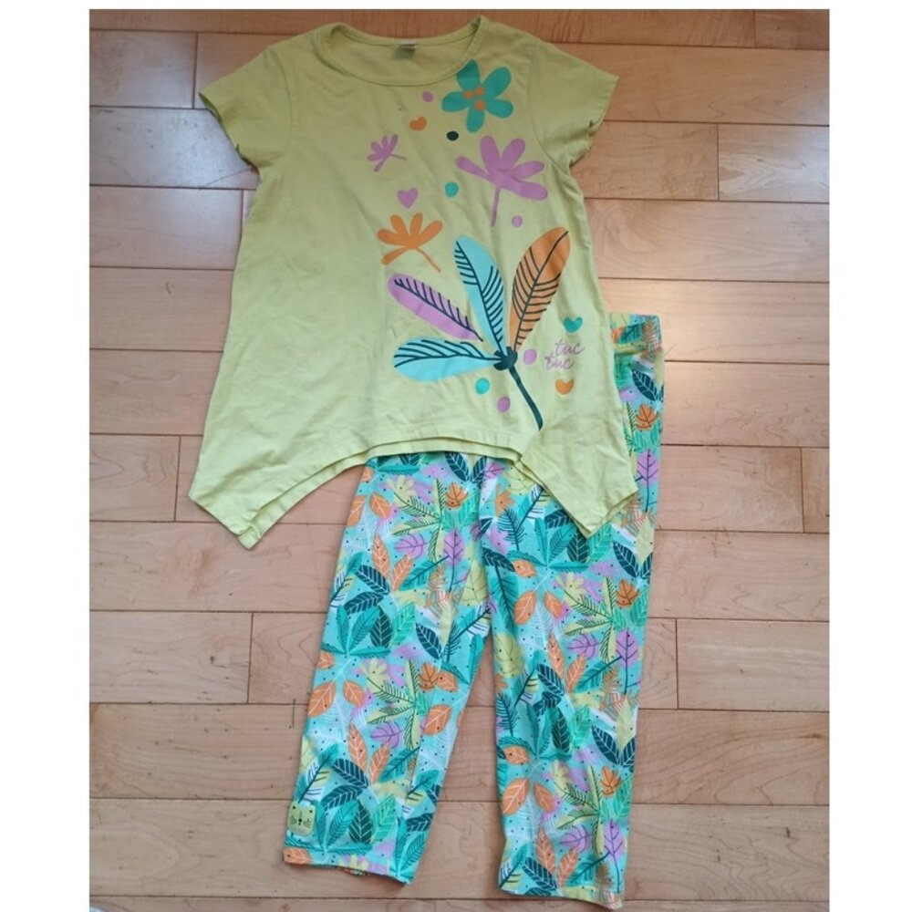 Girls' Floral Tunic and Capri Legging Set, size 8
